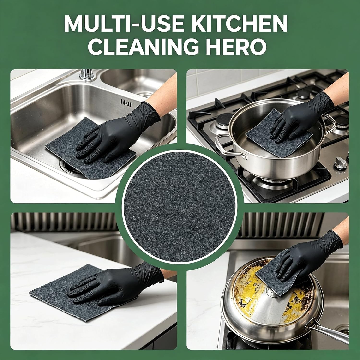 Korea Steel Sponge for Stainless Steel Pans Cookware