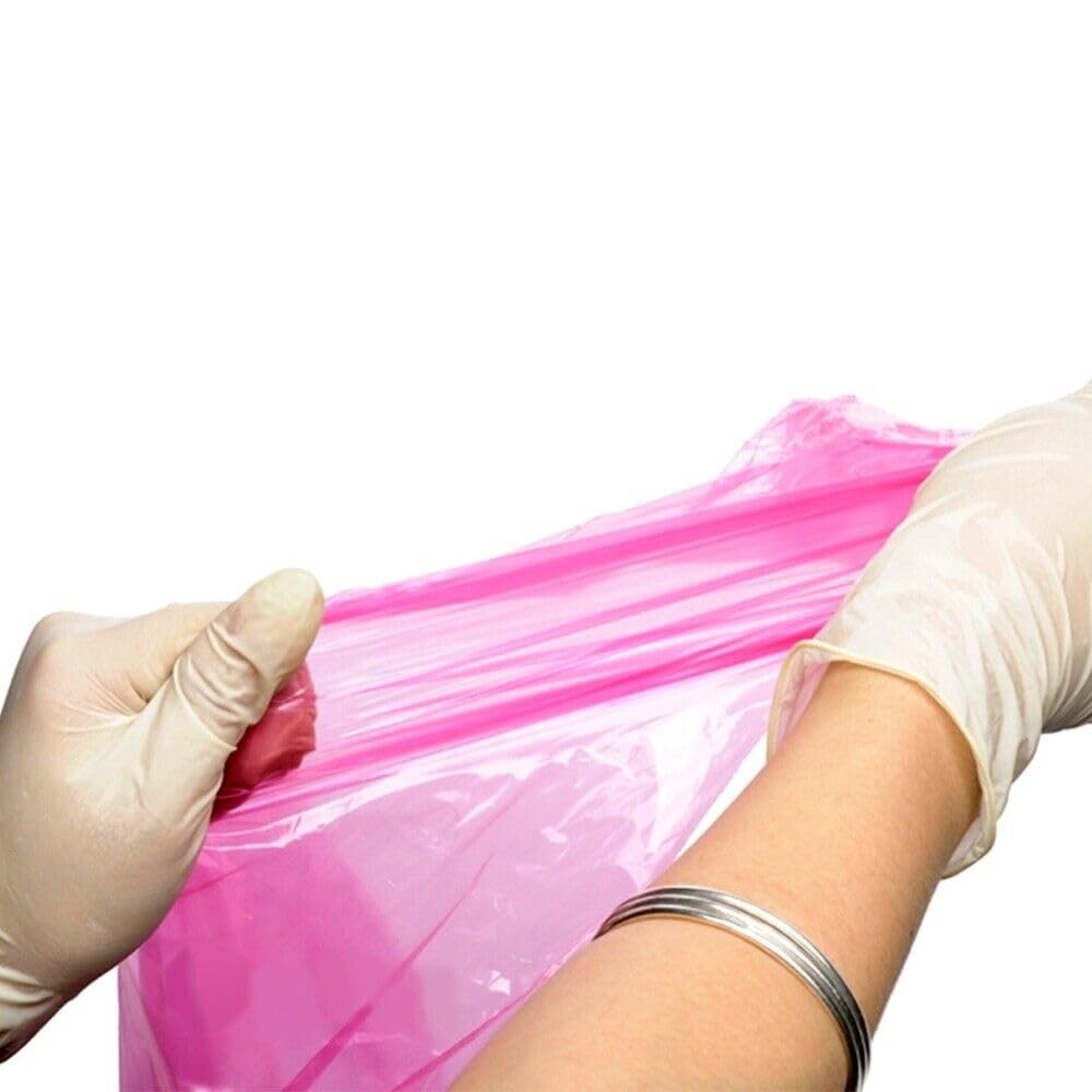 50pcs Disposable Long Plastic Gloves, Veterinary 50 Count (Pack of 1), White