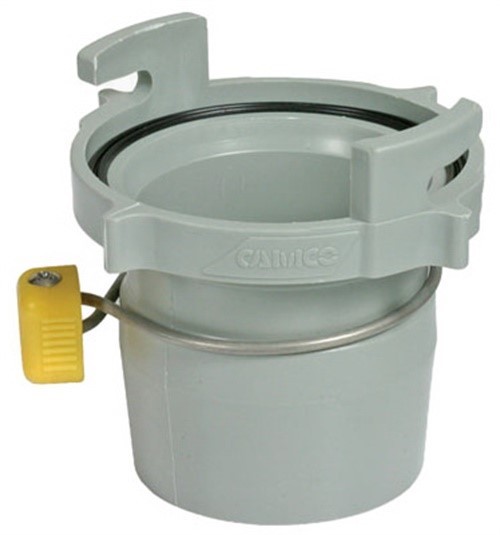 Camco 39173 Gray Plastic Sewer Hose Adapter 4 L x 4 H x 4 W x 3 Dia. in. 2 Pack