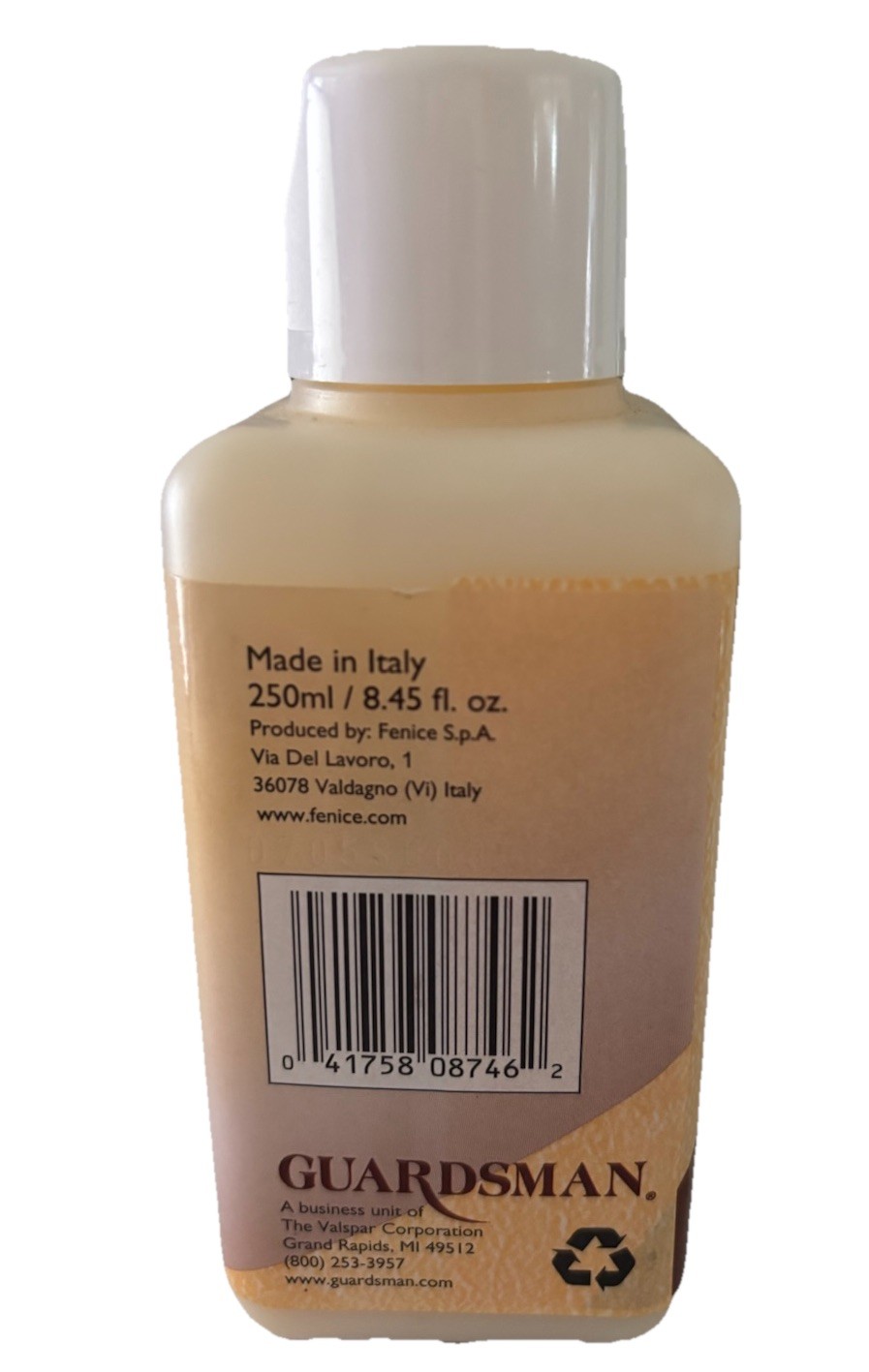 Guardsman Leather Protector 250ml 8.45 fl oz Maintaince Cream Made In Italy New