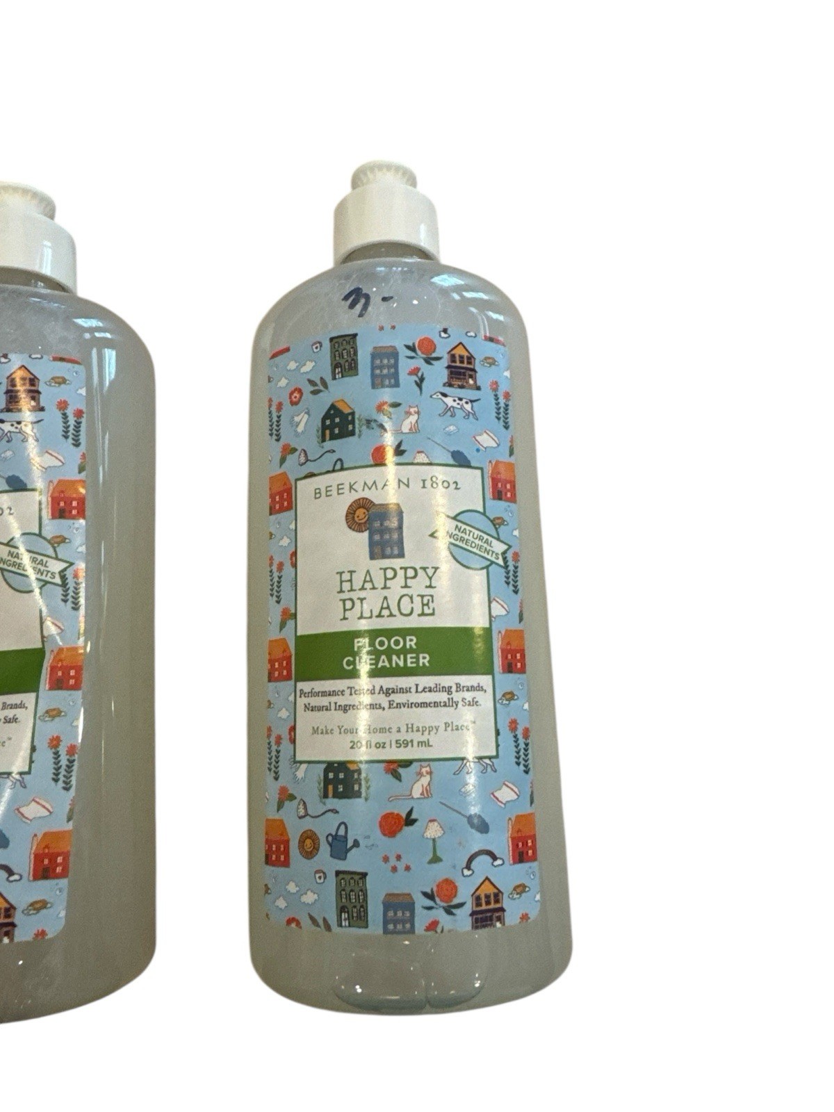 Beekman 1802 HAPPY PLACE, FLOOR CLEANER CONCENTRATE 20 fl. oz. + 20 oz bottle