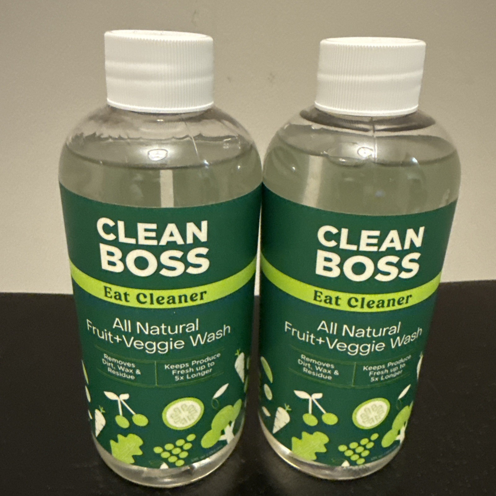 JOY CleanBoss Eat Cleaner Fruit & Veggie Wash 2 Bottles