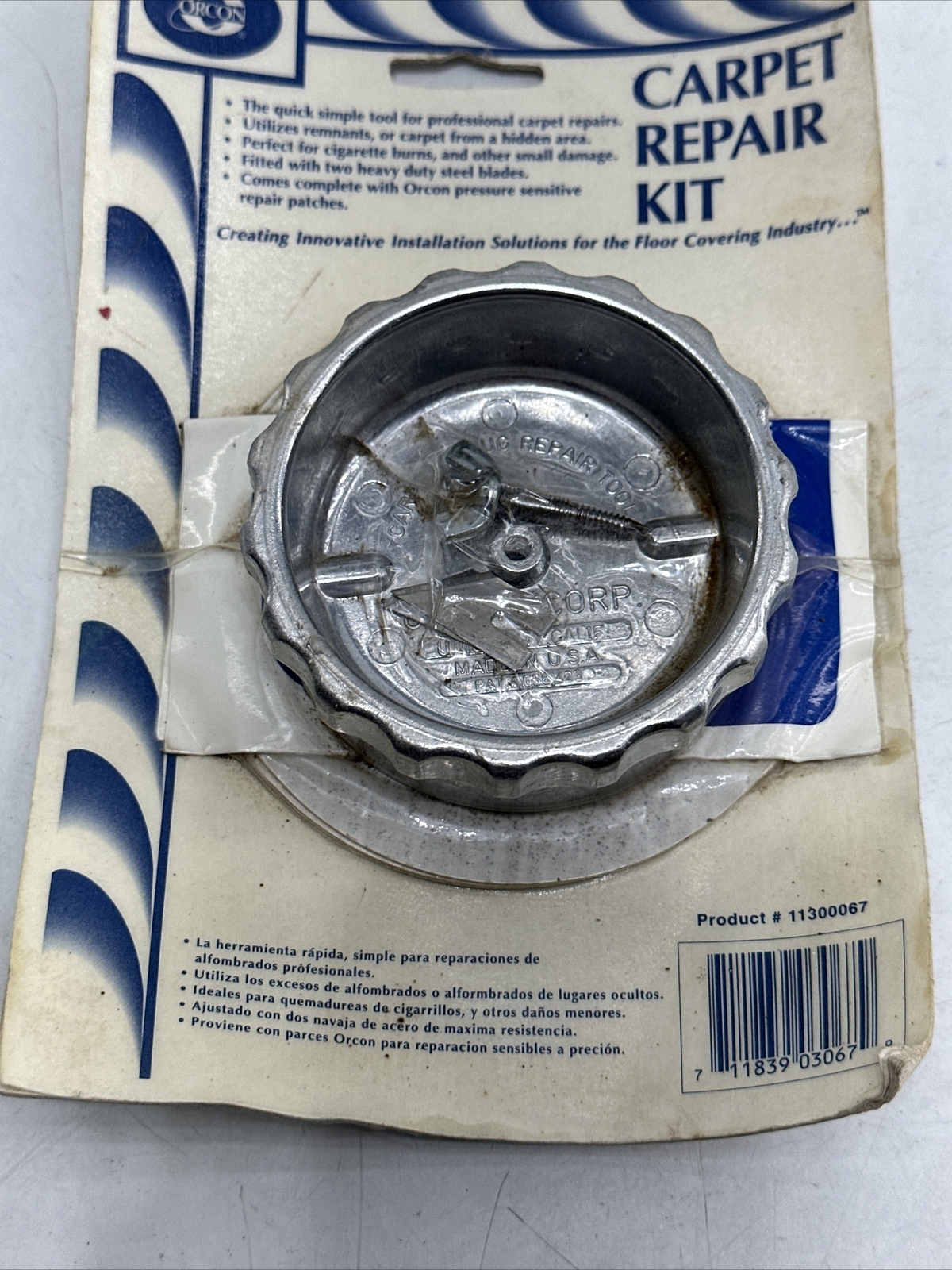 Orcon 3″ Diameter Professional Carpet Repair Kit 13067 with 6 Pressure Di… New
