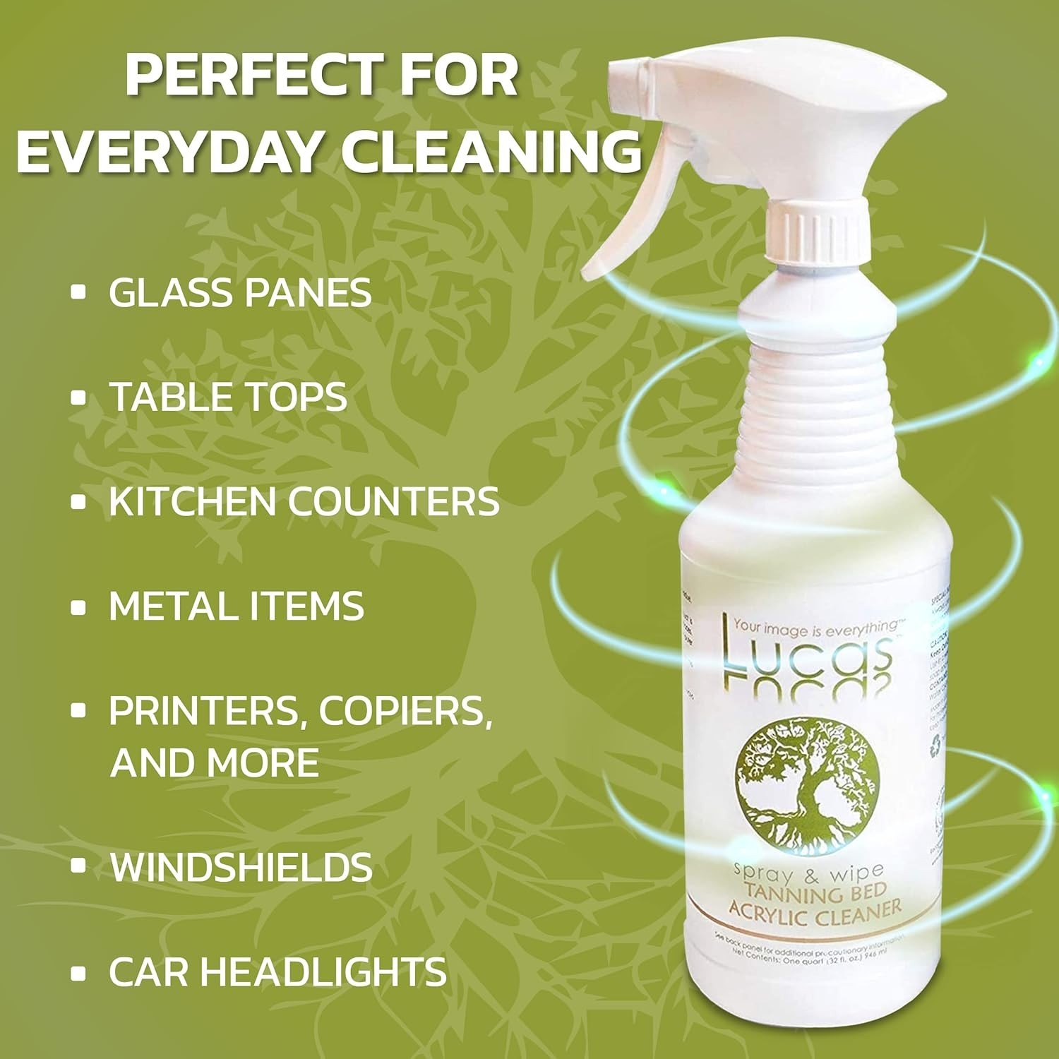 Acrylic Plastic Cleaner Spray 32oz Streak-Free Glass Car Window Restorer