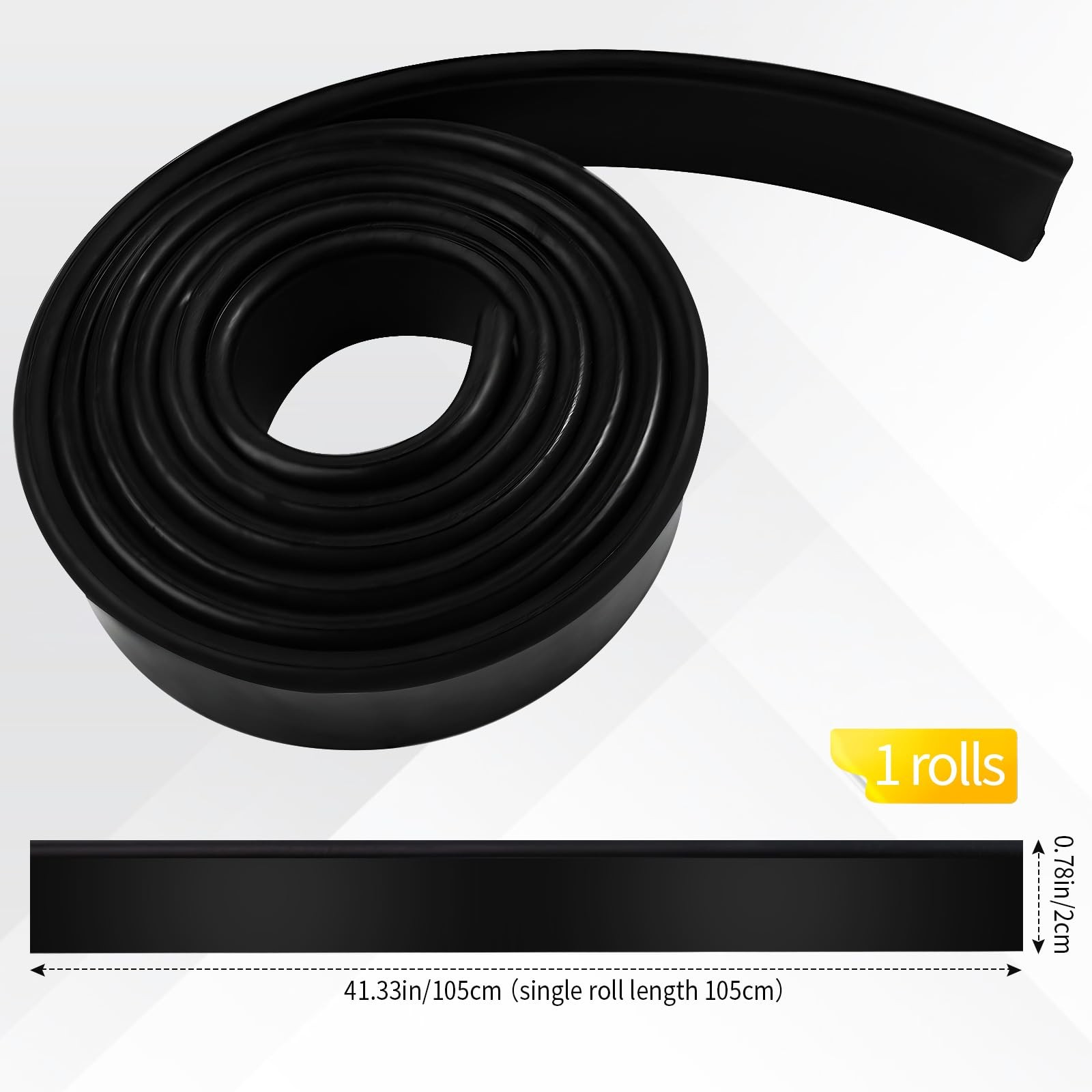Premium Silicone Squeegee – 41in Roll | Versatile Squeegee Blade for Shower, …