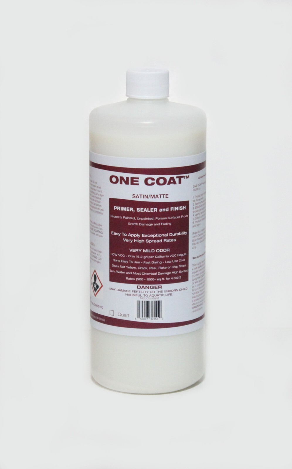 ONE COAT™ Water Based Primer/Sealer/Finish
