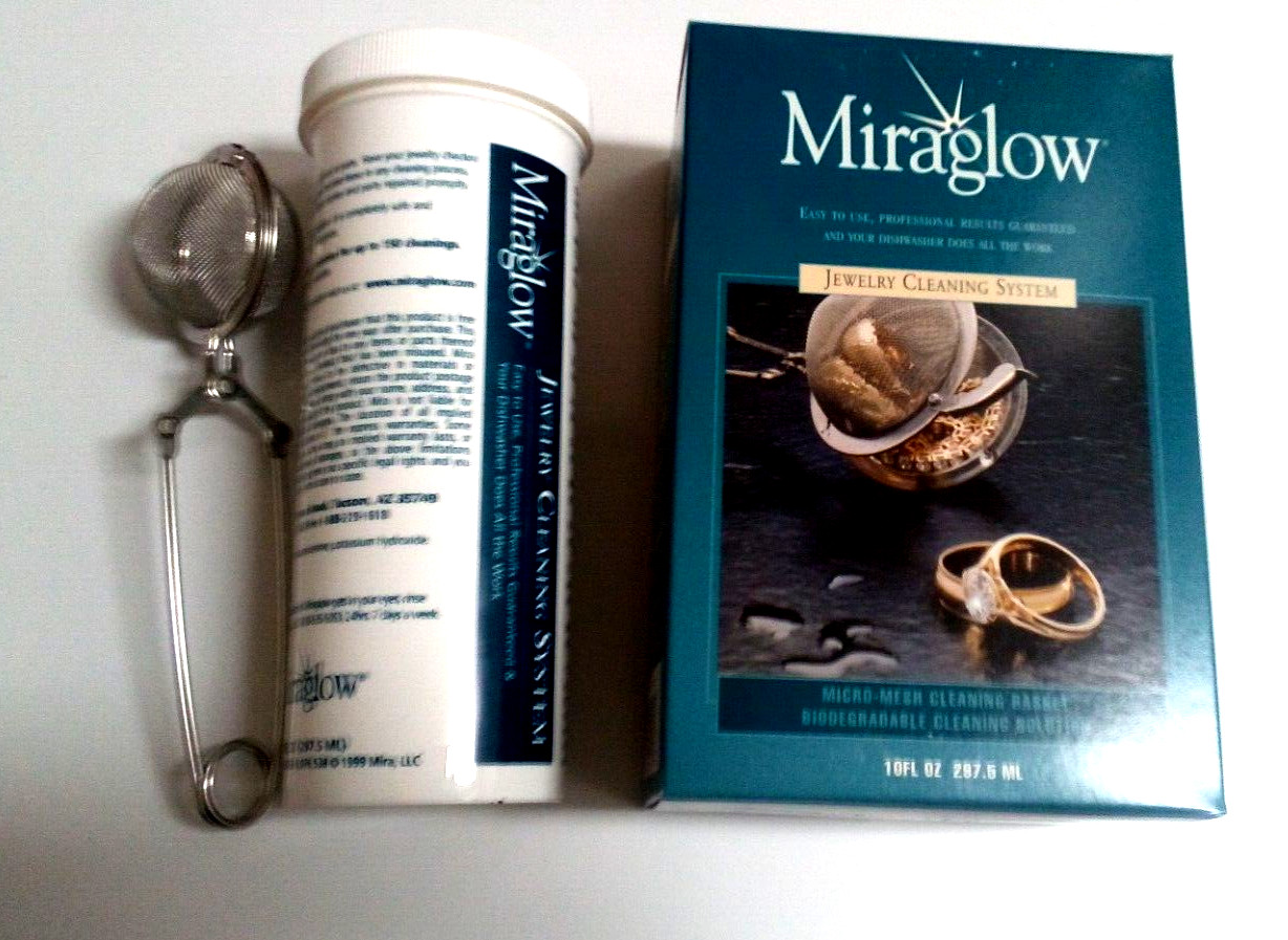 Jewelry Cleaner Liquid Restores Shine & Brilliance Gold Diamond Platinum Stones