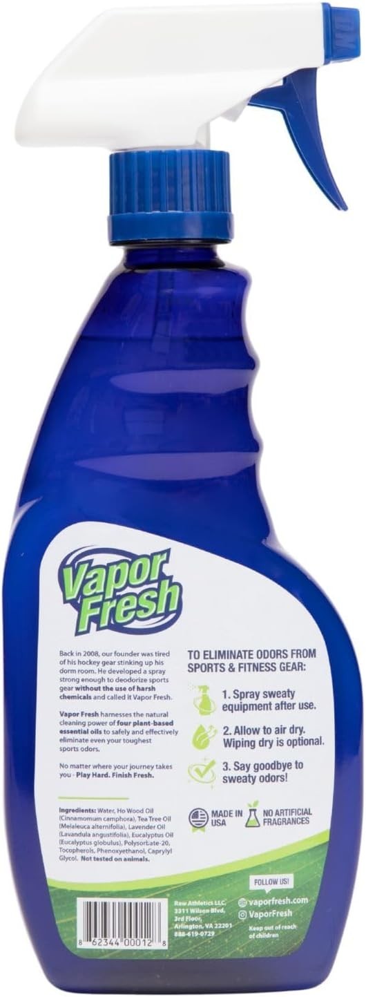Naturally Powered Sports Cleaner & Deodorizer Spray – 16 Fl Oz Fresh Scent