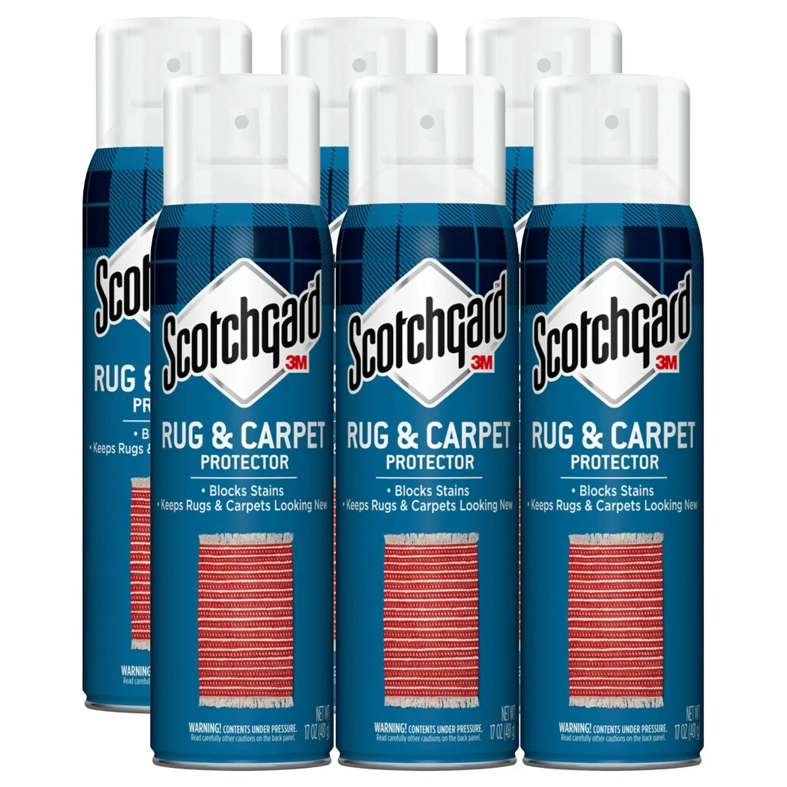 Scotchgard Rug & Carpet Protector Spray 17oz (Pack of 6) – Stain Blocking