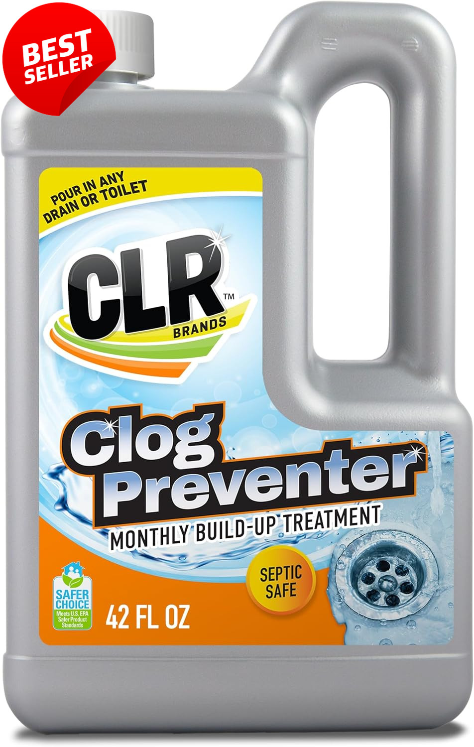 Drain Cleaner Clog Preventer 42oz Monthly Build Up Remover Septic Safe – US