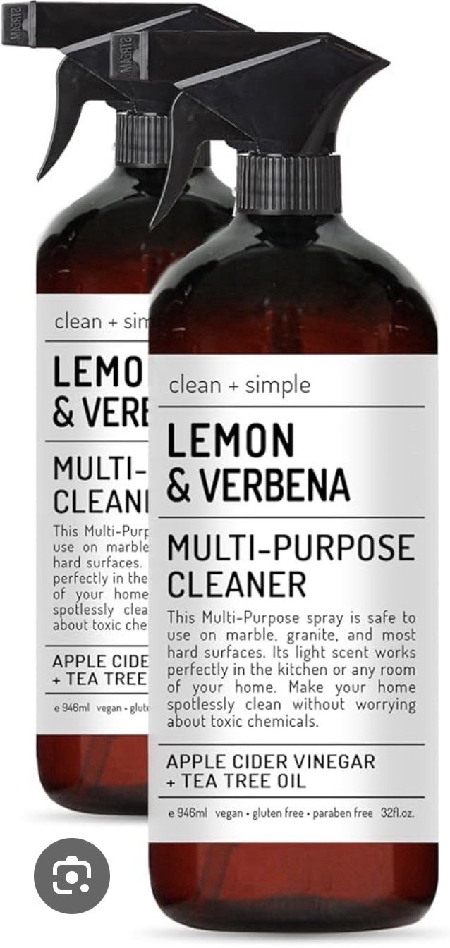 (2-Pk) CLEAN + SIMPLE ~ LEMON VERBENA Kitchen Refresher Cleaner Odor Deodorizer