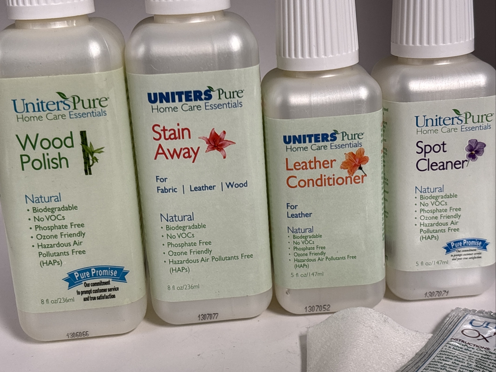UNITERS PURE HOME CARE ESSENTIALS FURNITURE CLEANER STAIN REMOVER KIT, NEW