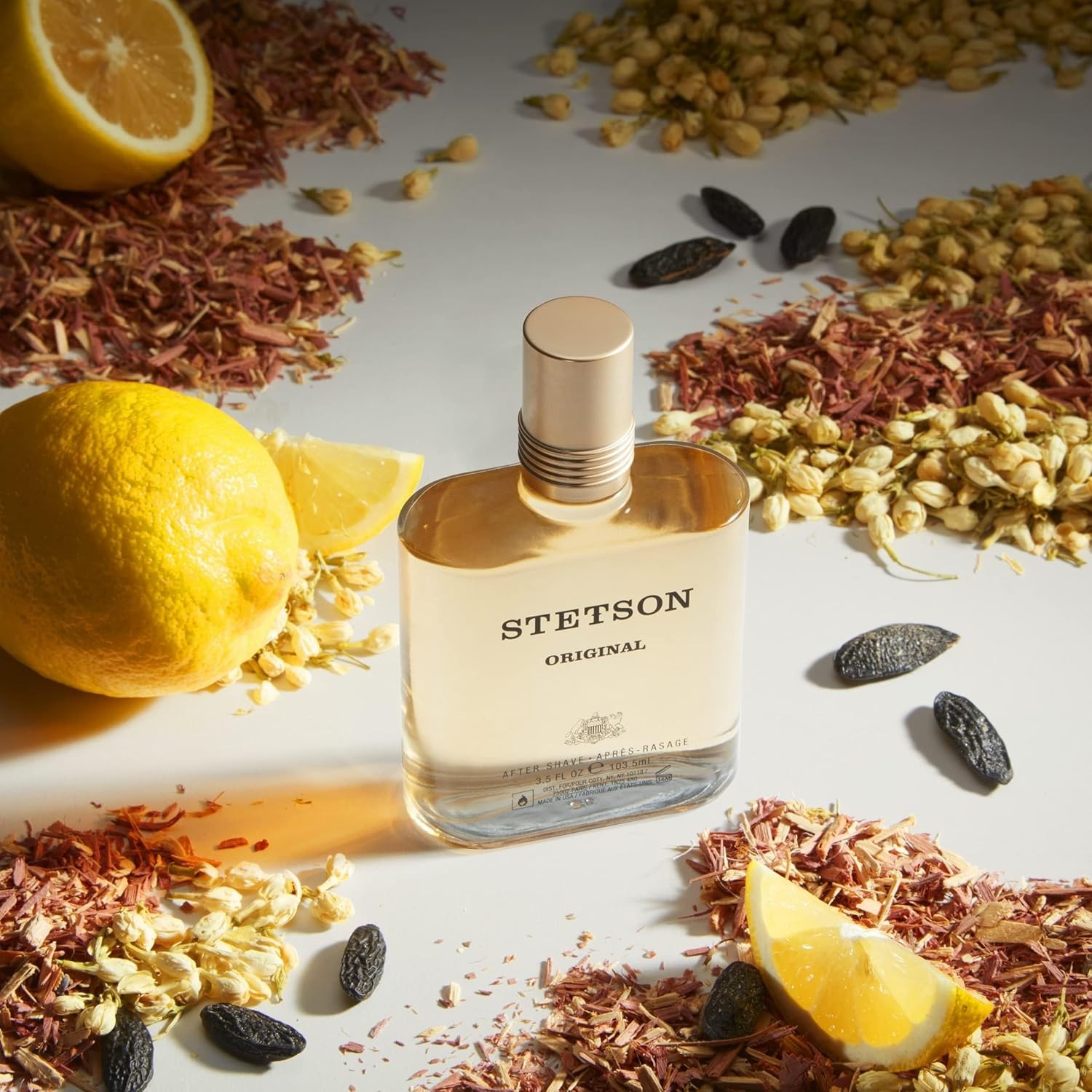 Stetson Original Aftershave – After Shave Splash for Men – Earthy and Woody Ar