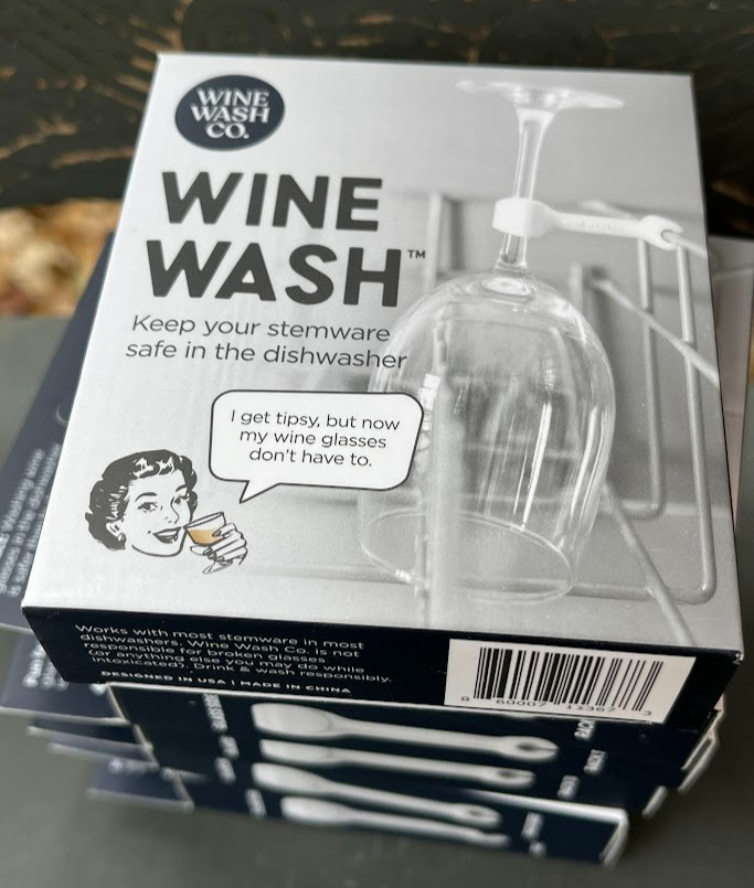 NEW! WINE WASH CO. WINE WASH DISHWASHER STEMWARE HOLDER SET ~ BUY 1 or ALL
