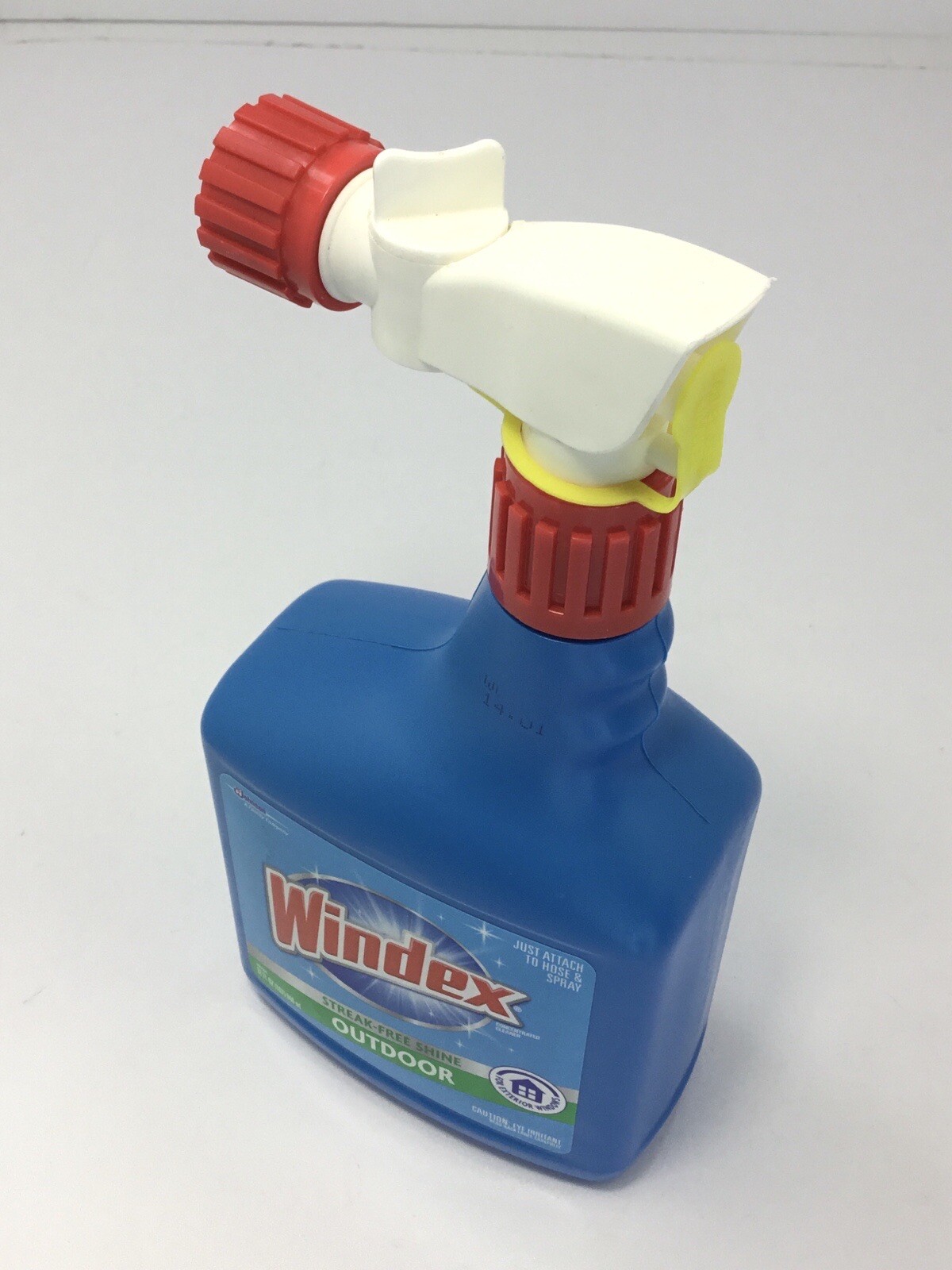 Windex Outdoor Glass & Patio Cleaner, 32oz Streak Free Shine Attaches to hose