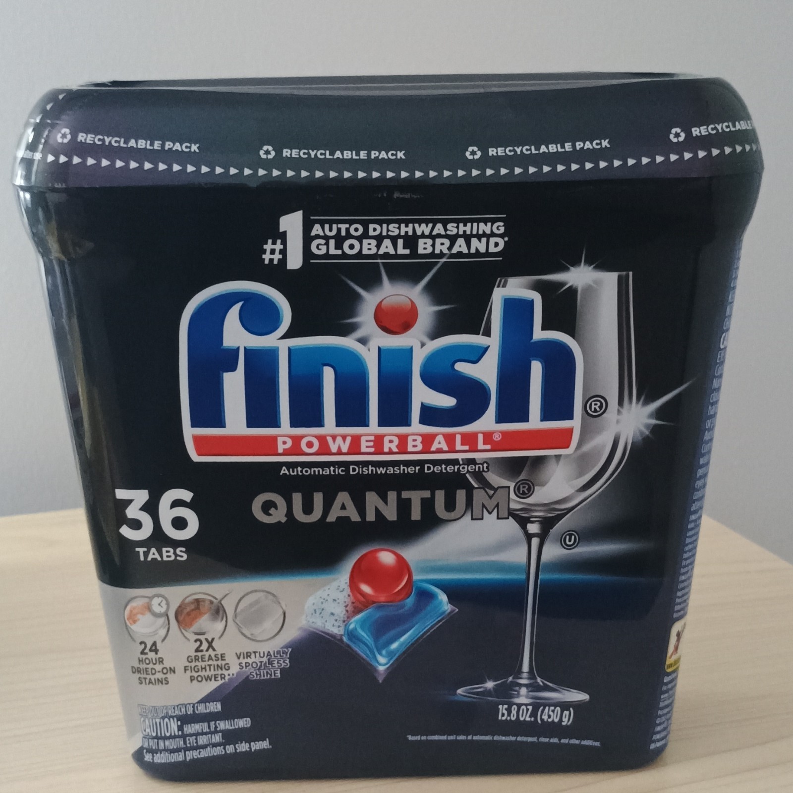 Finish Quantum Powerball Dishwasher Detergent Tablets 36 Count 15.8 oz