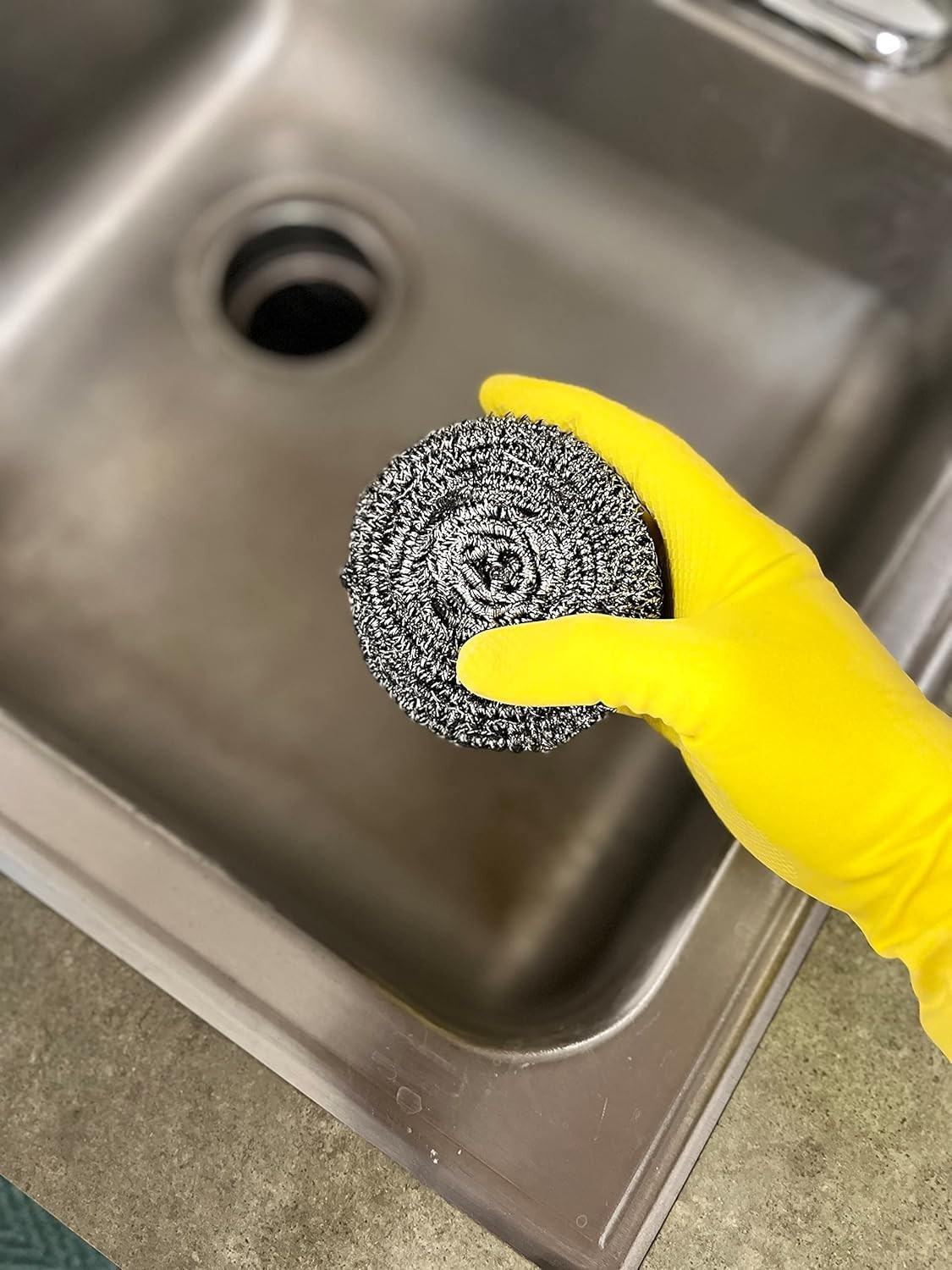 24 Count Stainless Steel Scrubbers Scrub Pads Heavy Duty 50 gram Weight