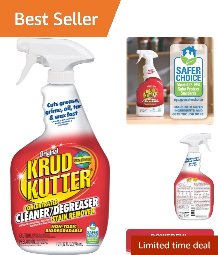 Heavy Duty Degreaser Spray, 32 oz – Biodegradable Multi Surface Cleaner