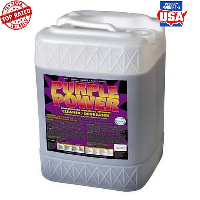 Industrial Strength Cleaner Degreaser 5 Gallon Multi-Use Eco-Friendly Solution