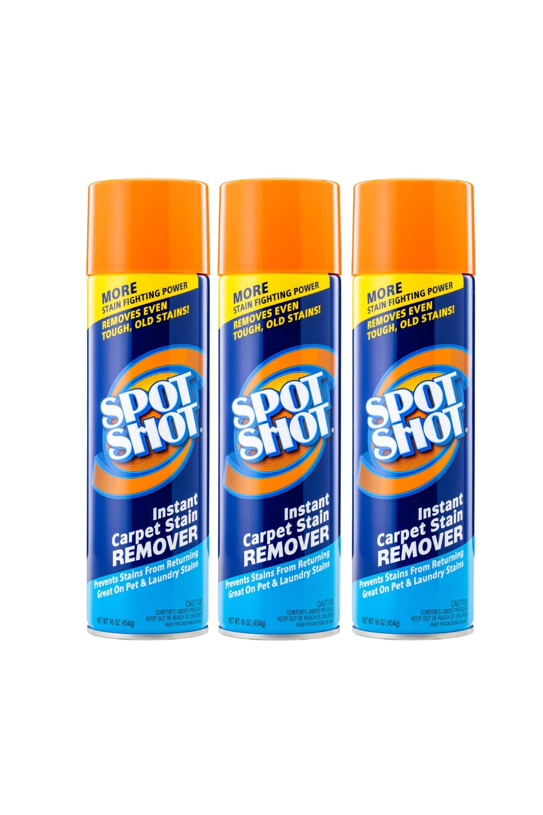 Spot Shot Instant Carpet Stain Remover 16 Ounce Pack of 3 No Scrub Formula