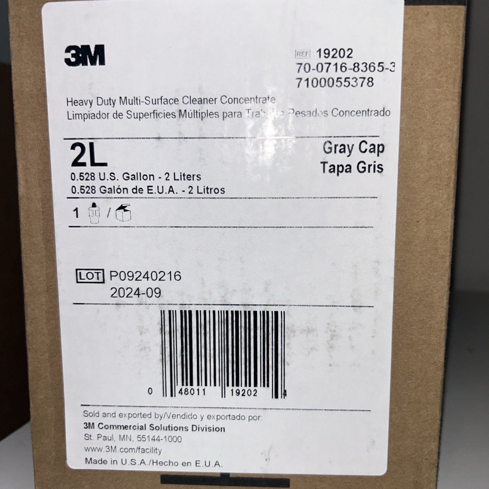3M Cleaner Concentrate Heavy Duty Multi Surface 2 Liters – Twist Fill 3M 2L