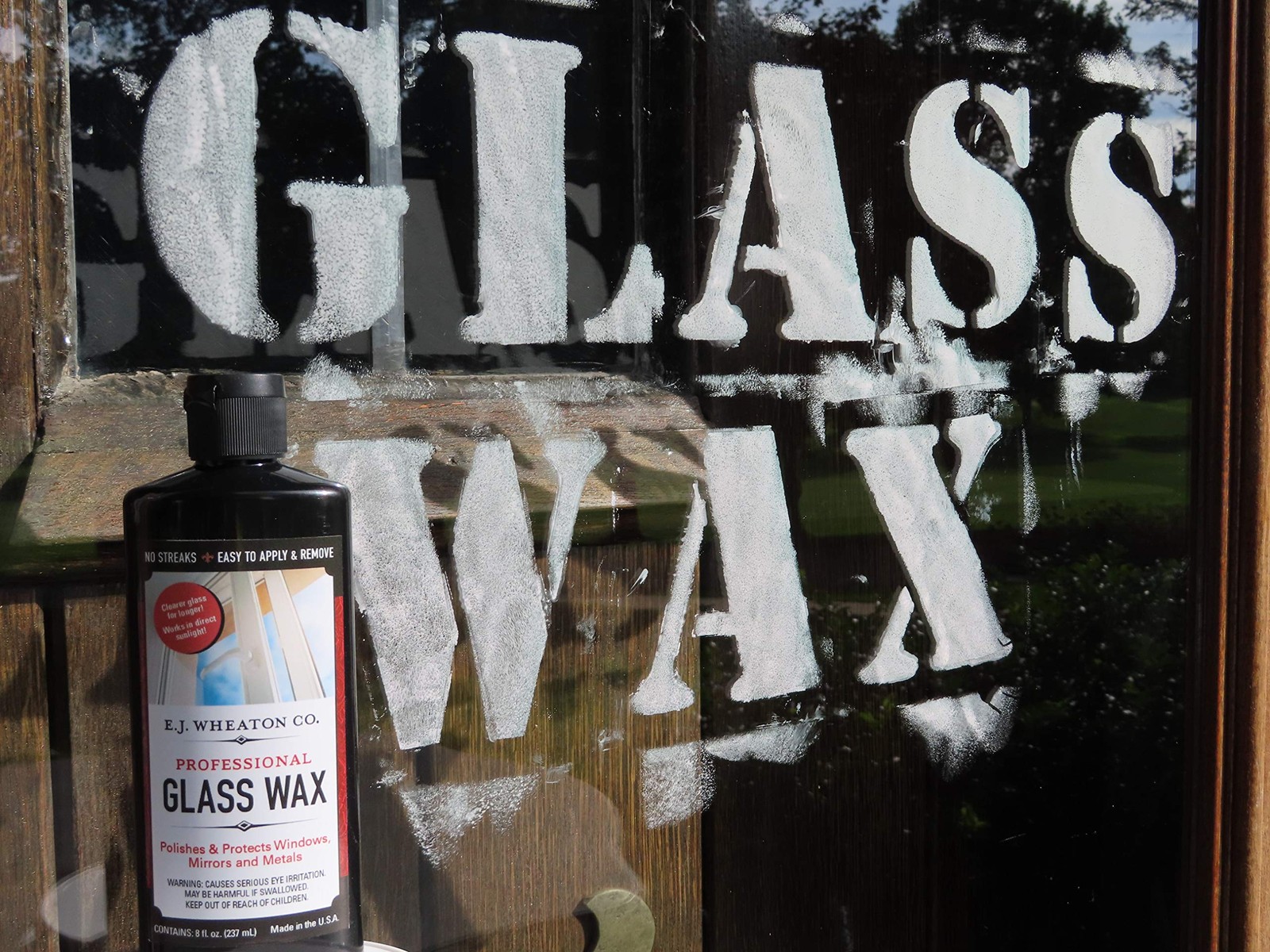.J. Wheaton Glass Wax, Polishes and Protects Windows, Mirrors and Metal Surfa…