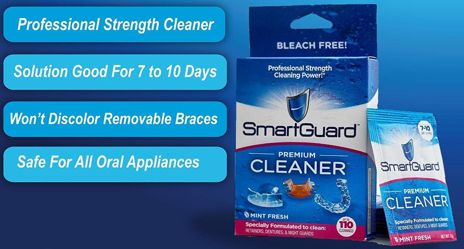 Premium Cleaner Crystals –(110 Cleanings)- Removes Stain, Plaque & Bad Odor from