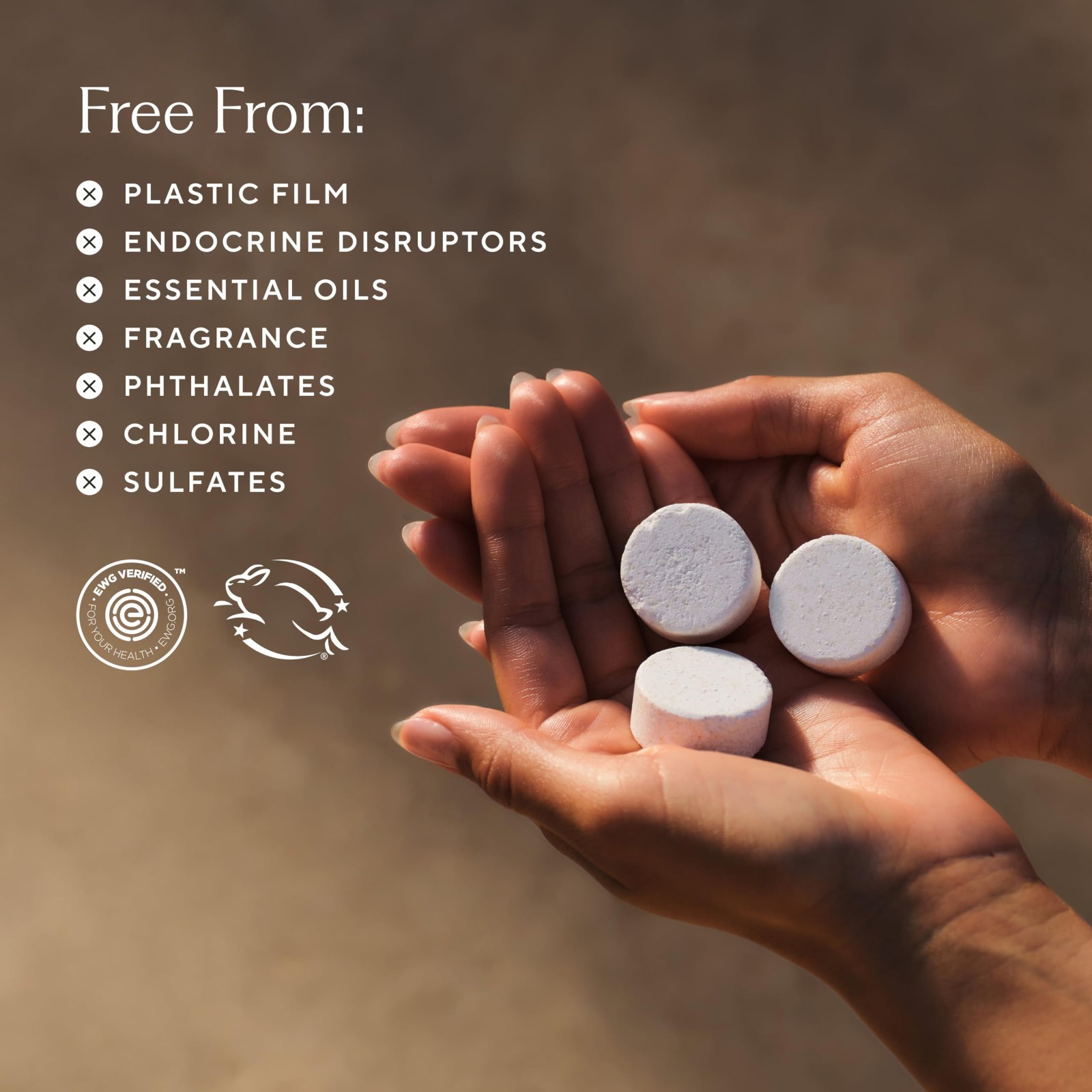 Eco-Friendly Dishwasher Tablets – 60 Count | Plastic-Free, Fragrance-Free, Safe