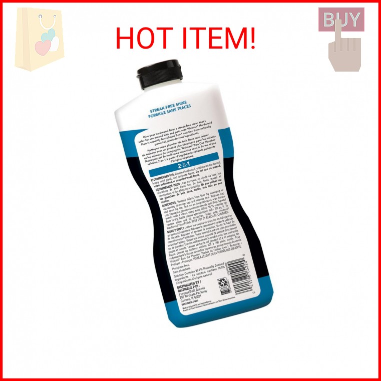 Weiman Hardwood Cleaner for Finished Hardwood Floors, Engineered Floors, Laminat