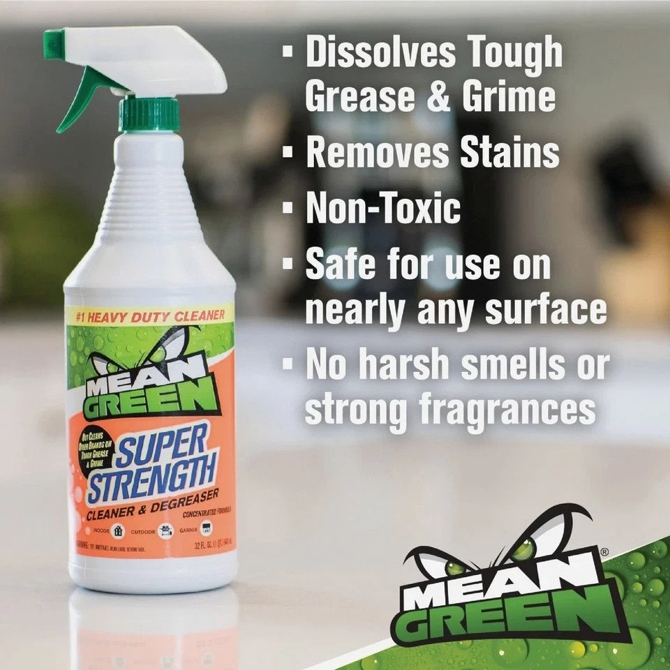 Mean Green Super Strength Cleaner and Degreaser, 32 Oz