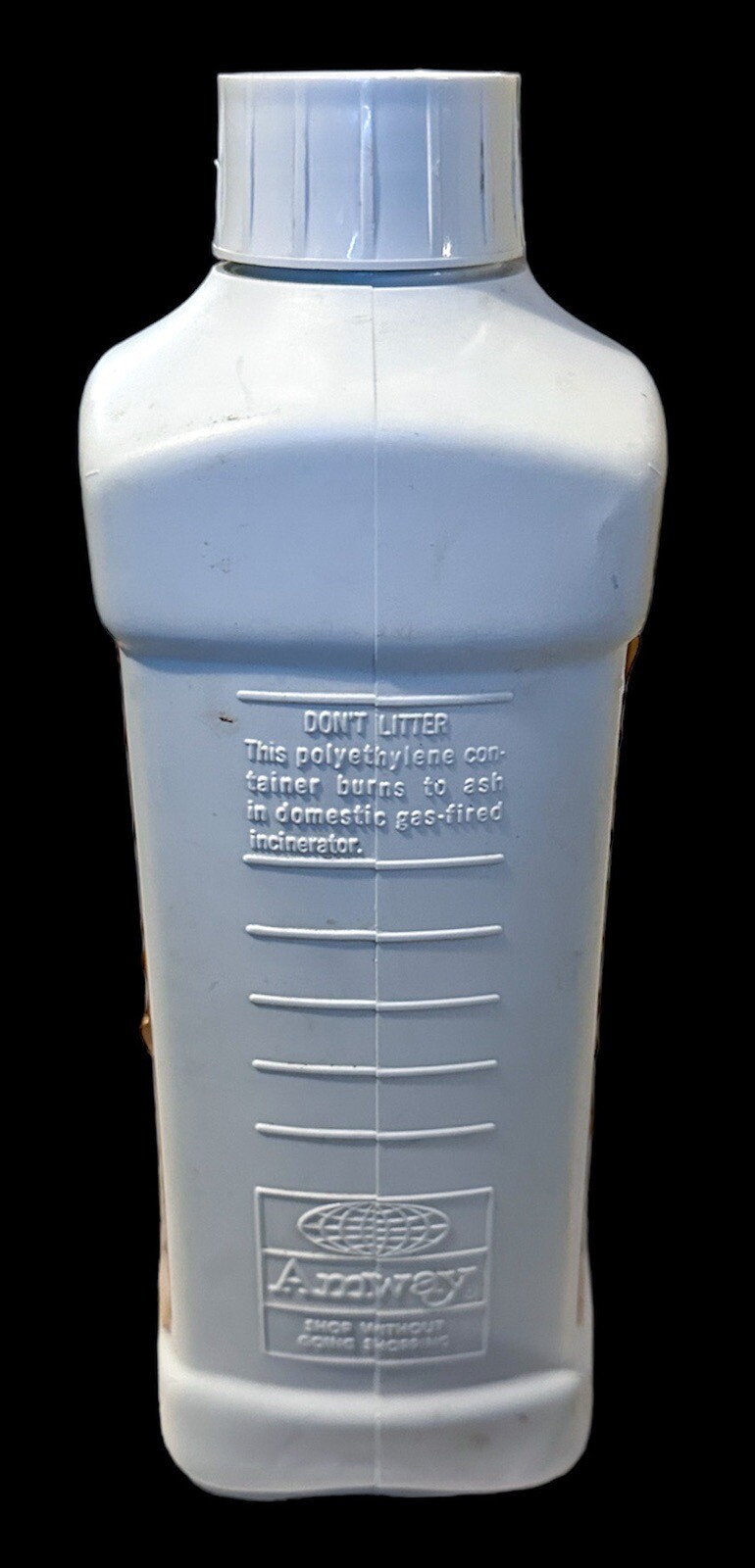 Vtg 1971 Concentrated Anti Soil Dirt Protects Fabric 32 Fl oz Bottle Mostly Full