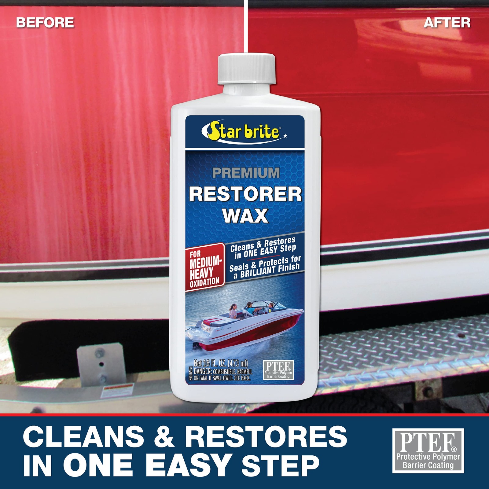 Premium Teak Care Kit 32 Oz Cleaner Brightener Oil for Boats and Fine Wood