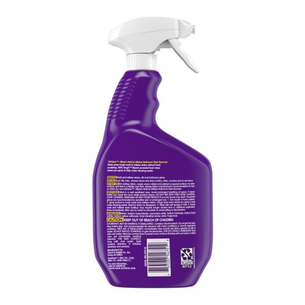 OxiClean Plus Bleach Mold and Mildew Bathroom Stain Remover 30 fl oz (Pack of 4)