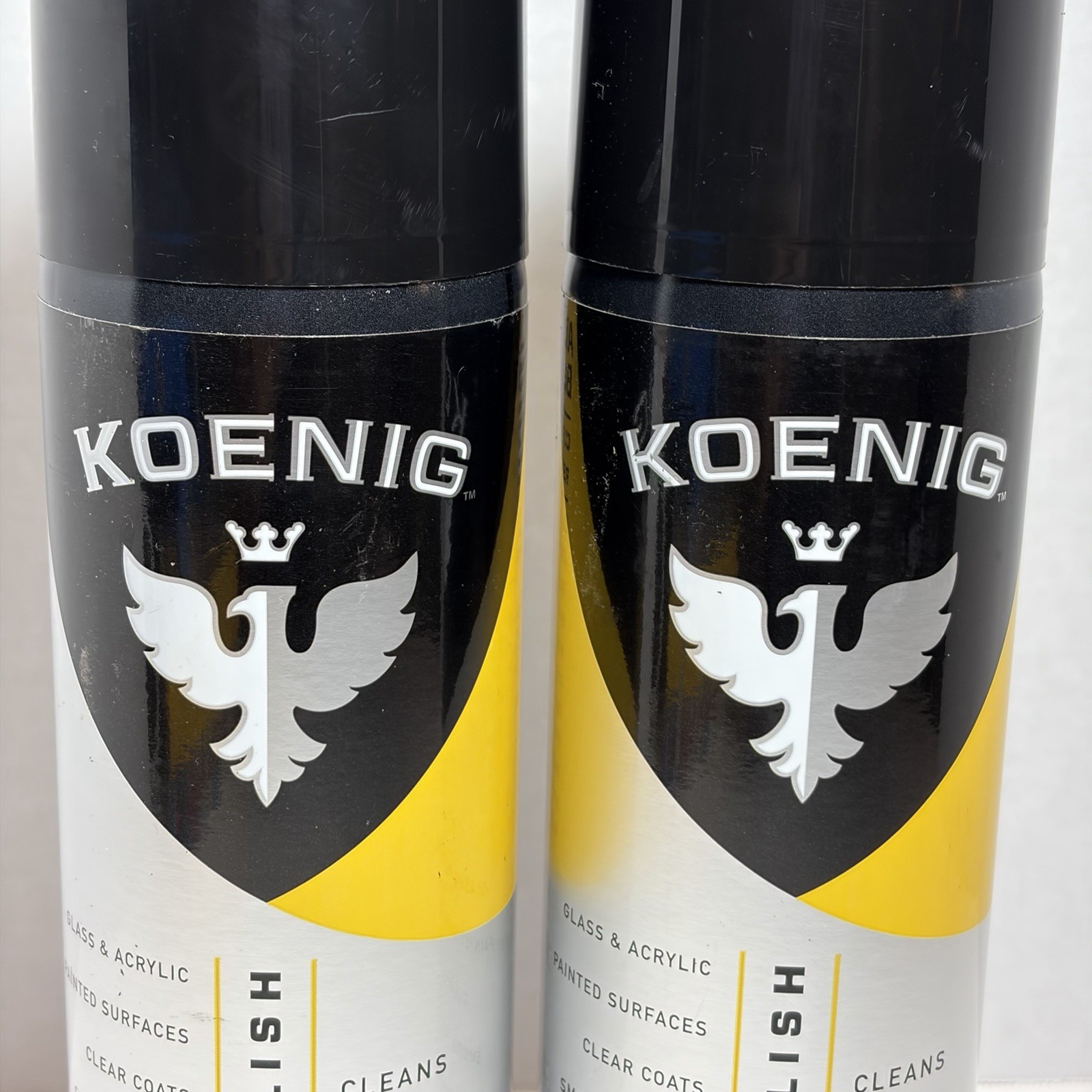 Koenig Spray Polish Multi-Surface Cleaner and Polish (17oz cans) Set of 2