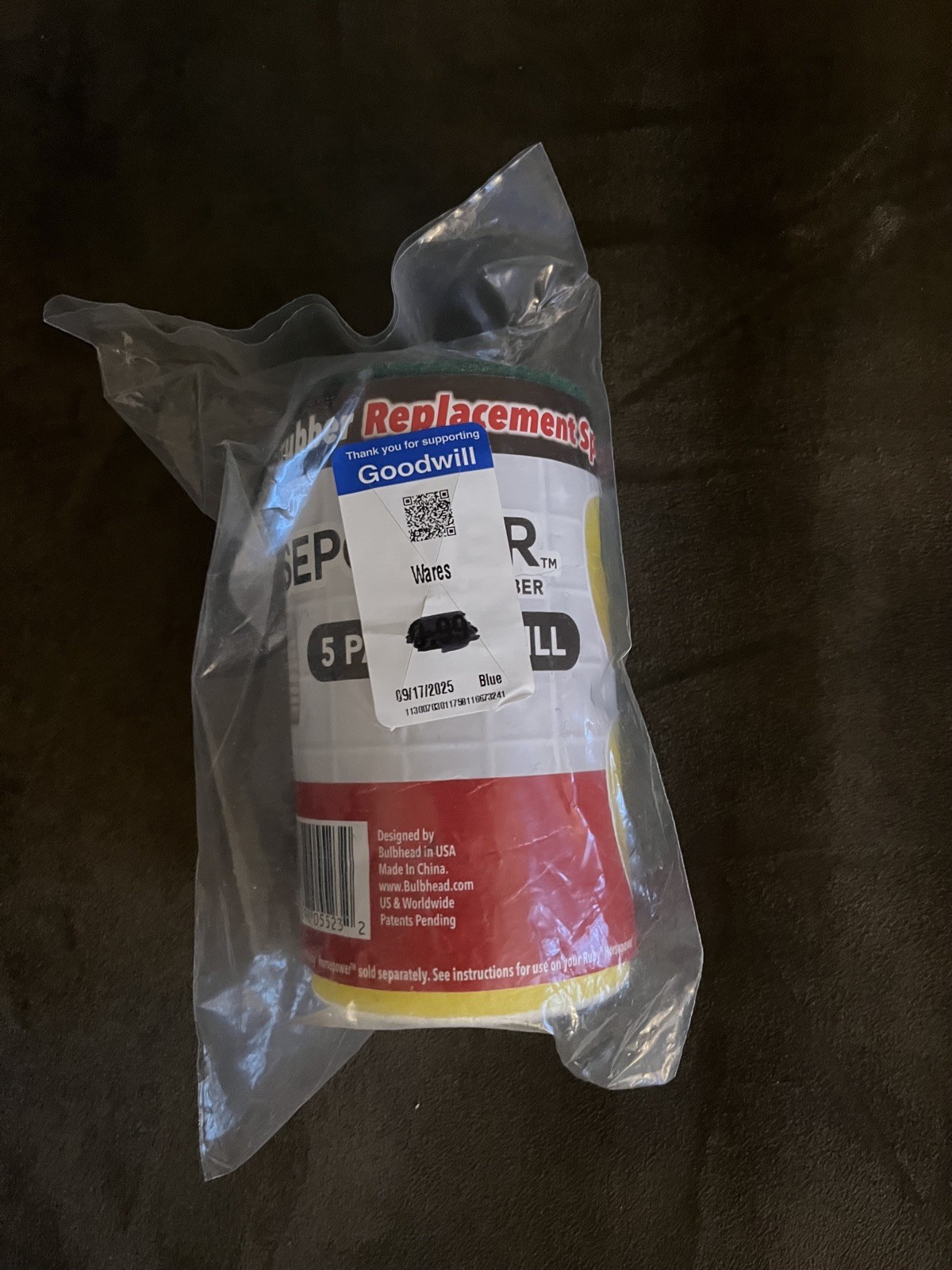 Horsepower 5 Heavy-Duty Sponges for Cordless & Rechargeable Scrubber, AS-SEEN…