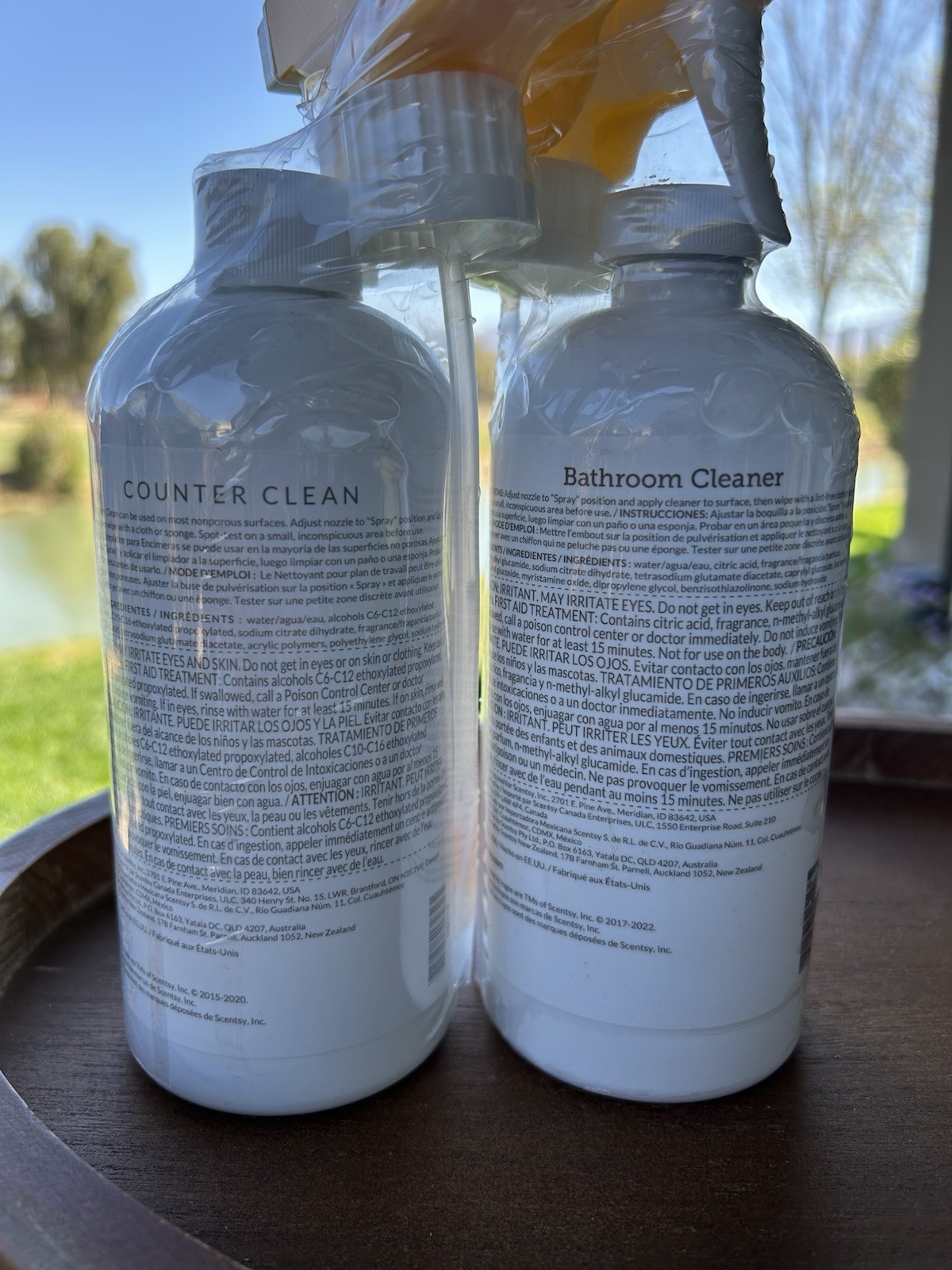 Scentsy Counter & Bathroom Cleaner Sunkissed Citrus (2) 16 fl. oz NEW Sealed