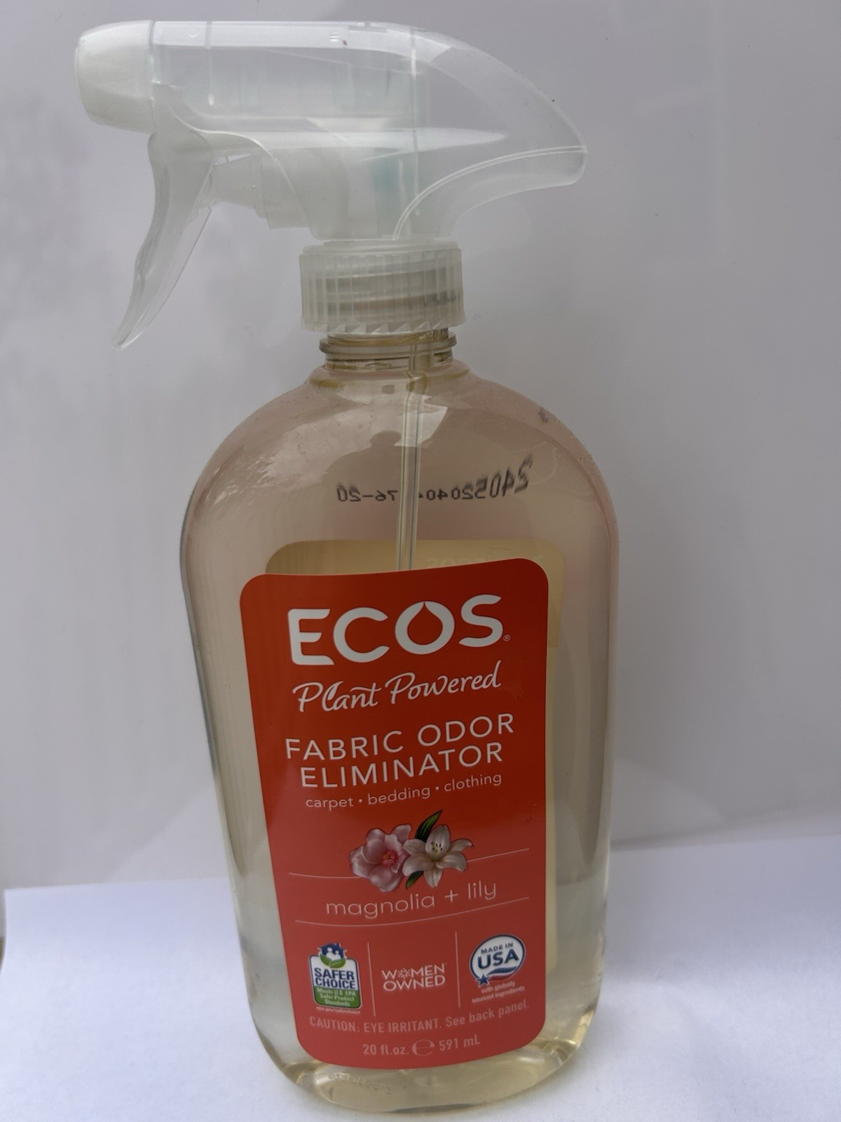ECOS Plant-Based Fabric Odor Eliminator Spray Magnolia + Lily 20 fl oz