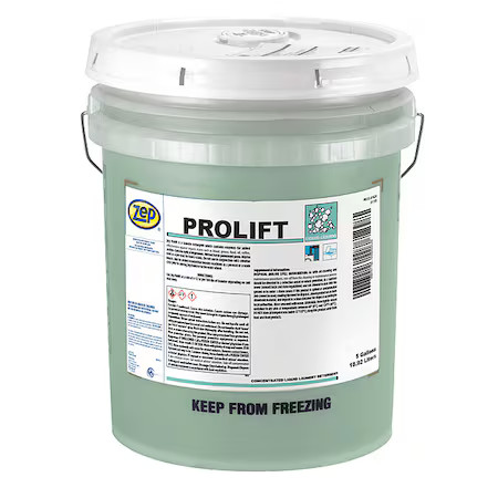 Zep 162435 High Efficiency Laundry Detergent, 5 Gal Pail, Liquid, Unscented,