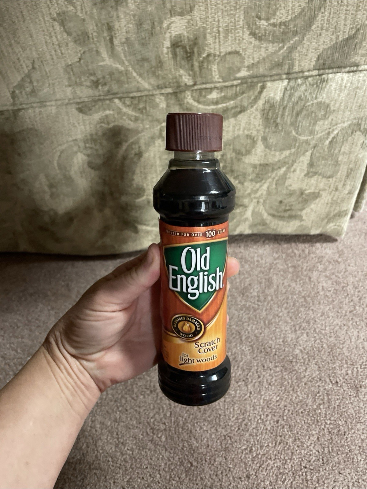 Old English Wood Scratch Cover, Light Woods 8 Oz. Bottle Restores Damaged Wood
