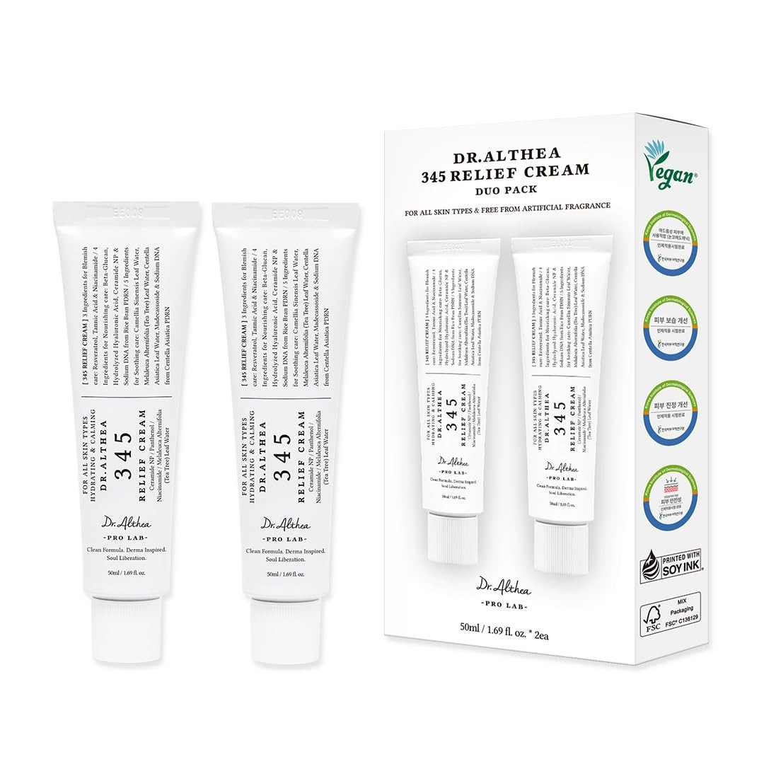 Dr.Althea 345 Relief Cream | Moisturizer for Soothing Recovery and Blemish Car