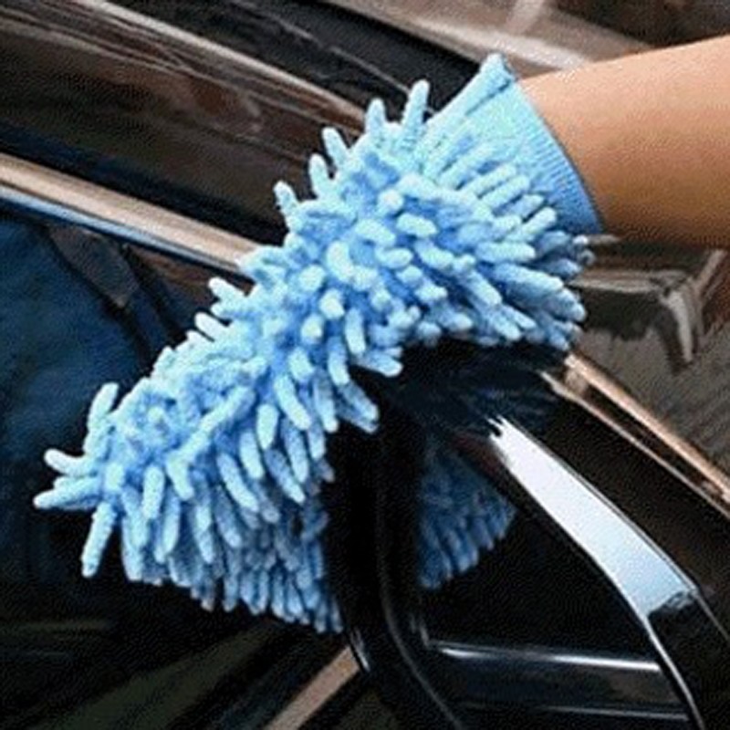 Easy Microfiber Car Kitchen Household Wash Washing Cleaning Glove Mit New