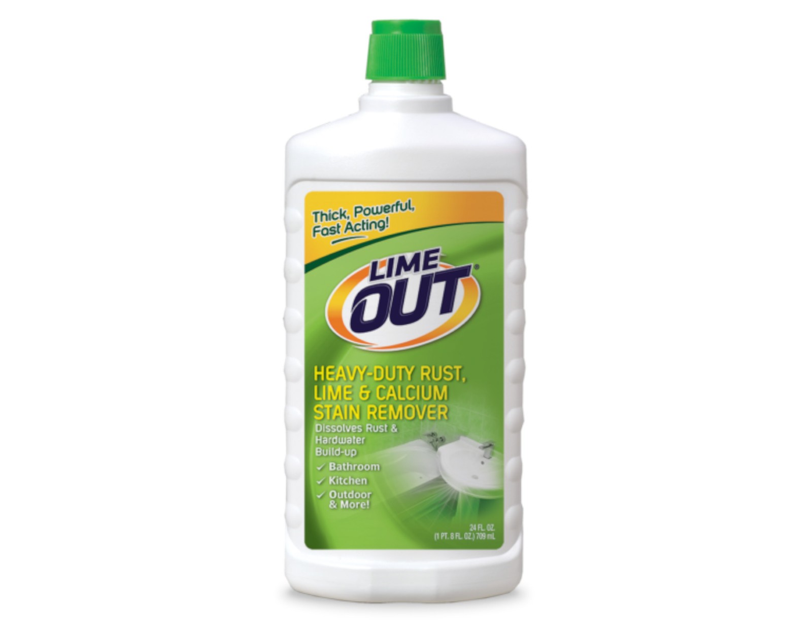 Lime Out Heavy-Duty Rust Lime & Calcium Stain Remover, 24 Fl. Oz. – Pack of 1