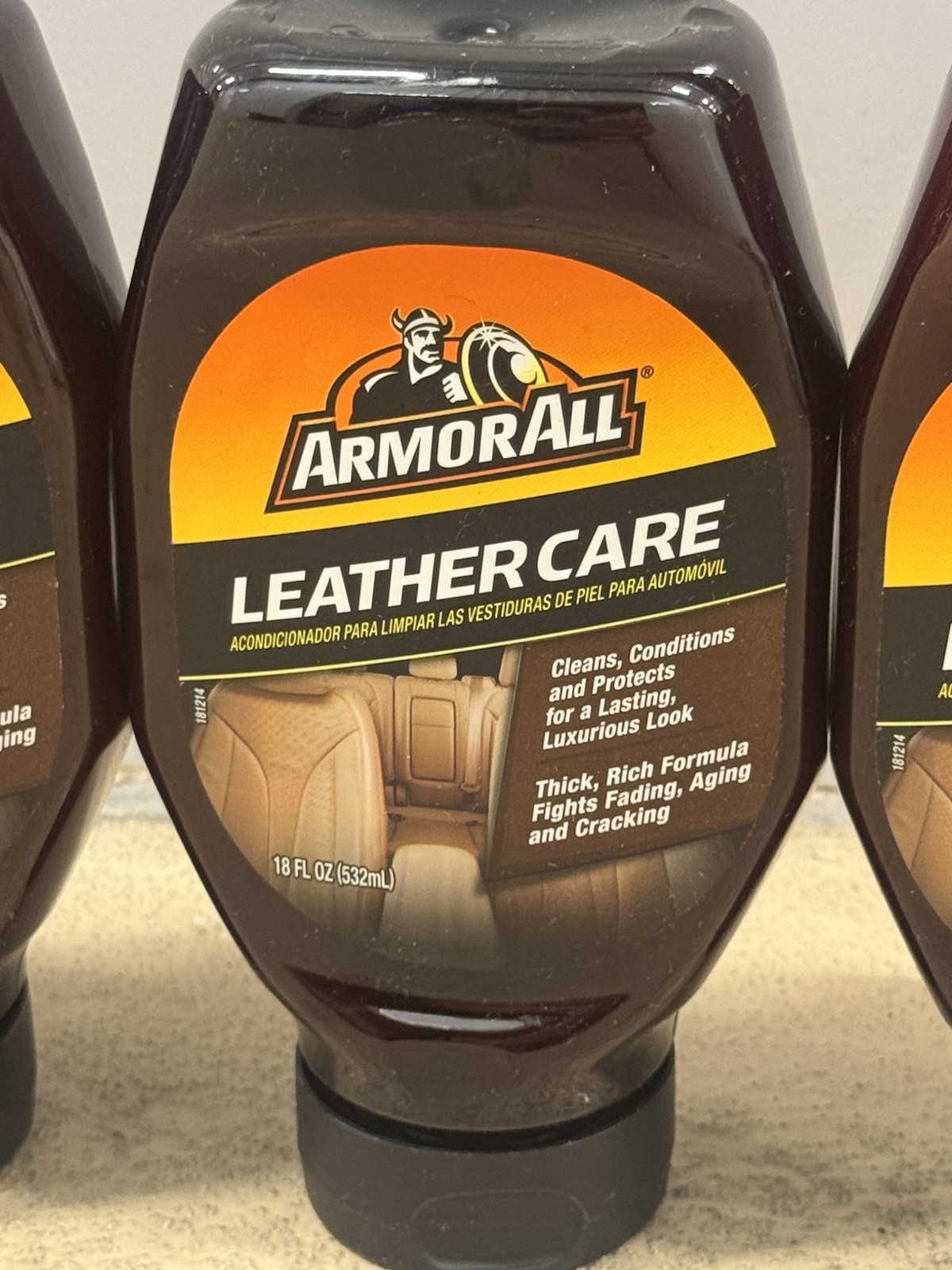 5 Pack Armor All Leather Care Gel, Use on Furniture, Car 18 Fl Oz