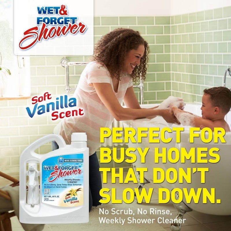 Shower Cleaner – Vanilla Scent – 64 fl oz