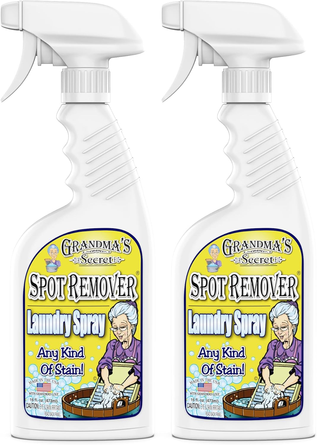 Grandma’s Secret Spot Remover Laundry Spray Clothes & Fabric Stain Remover 2Pk