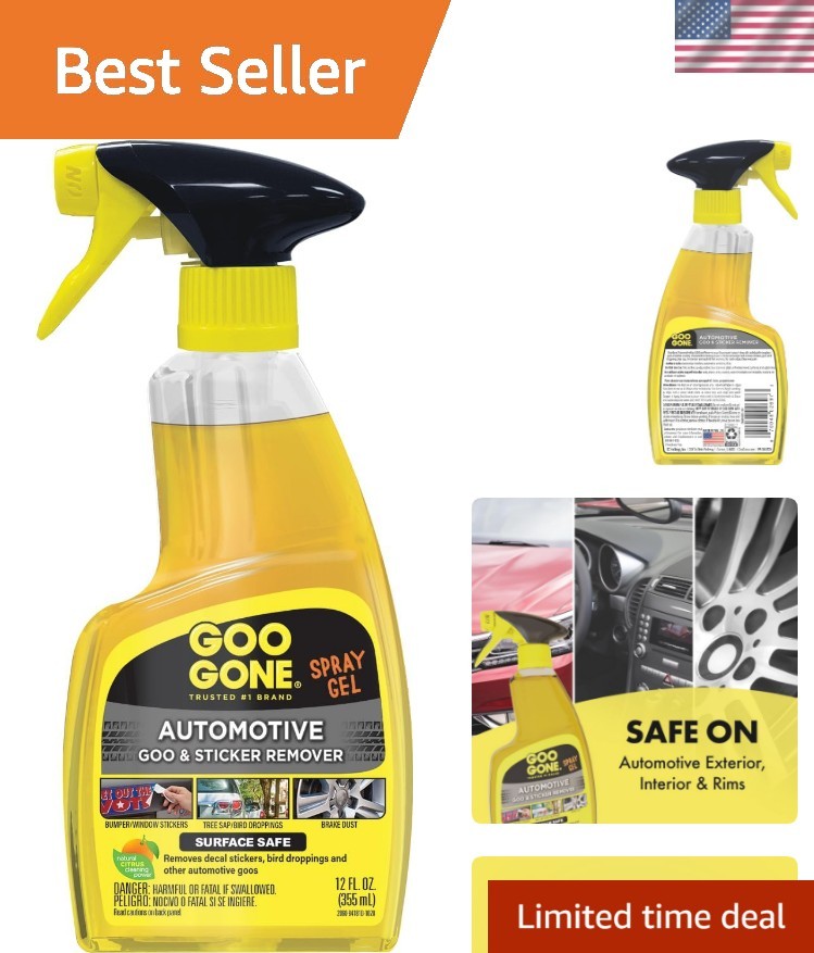 Automotive – Cleans Auto Interiors/ Bodies and Rims, Removes Bugs & Stickers …