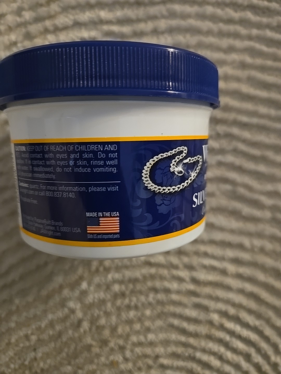 Wright’s Silver Cleaner and Polish Cream – 8 Ounce – Ammonia Free – Gently