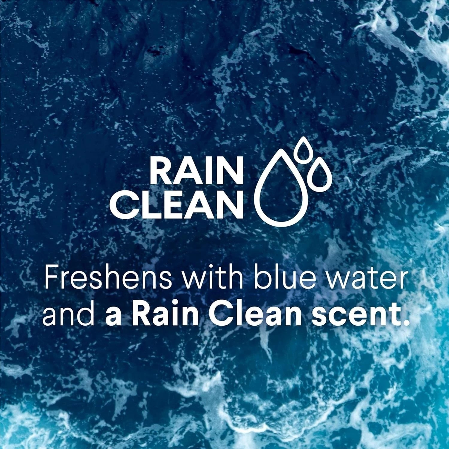 2 Count Bleach & Blue Toilet Tablets with Rain Clean Scent – Effortless Cleaning