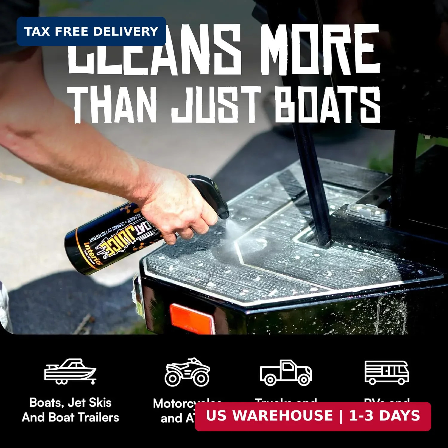 Boat Juice Interior 2-in-1 Vinyl Boat Seat Cleaner & Ceramic UV Protectant Spray