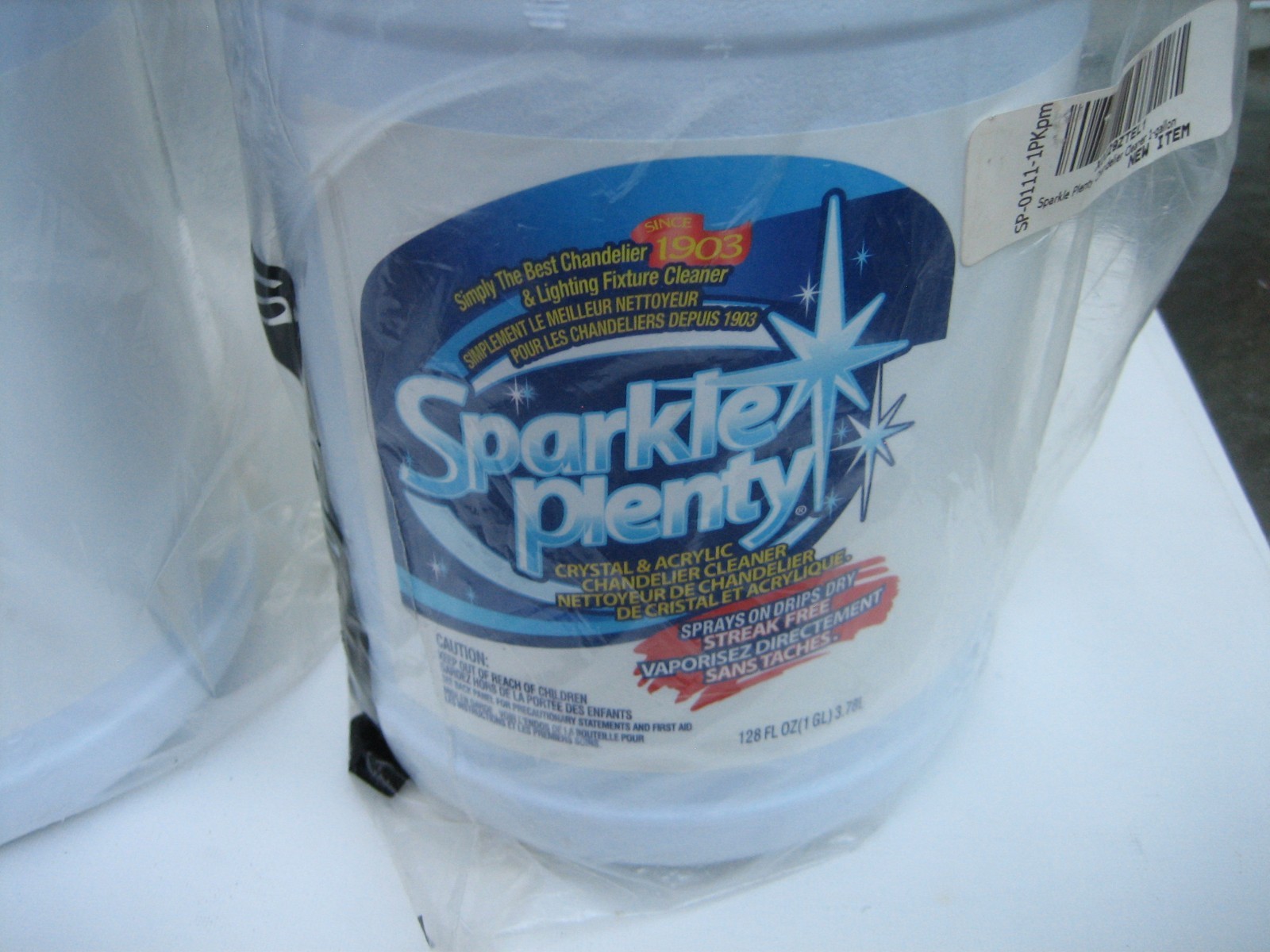 Lot of 2 Sparkle Plenty Chandelier Cleaner – 1 gallon – 128 oz Each “BRAND NEW”